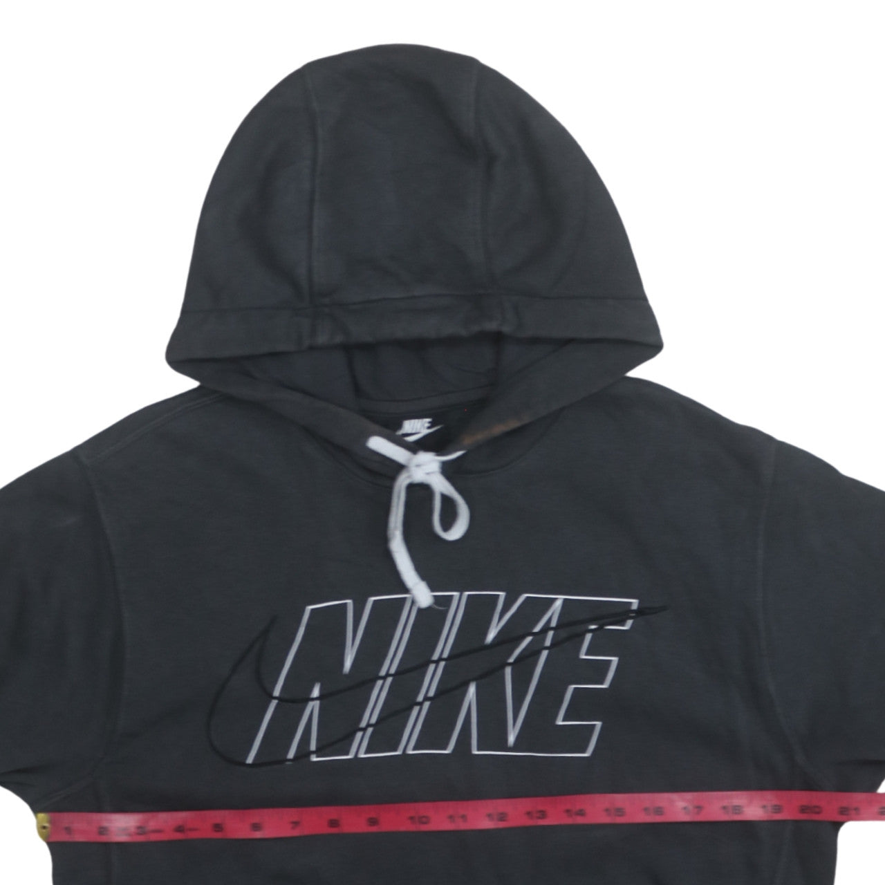 Nike Mens Black XS Pullover Hoodie Graphic Logo Sweatshirt