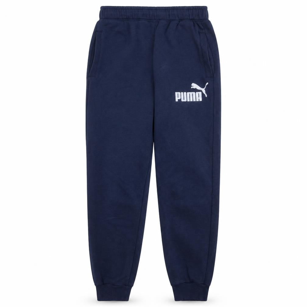 Puma Mens Blue M Regular Fit Fleece Sweatpants Joggers