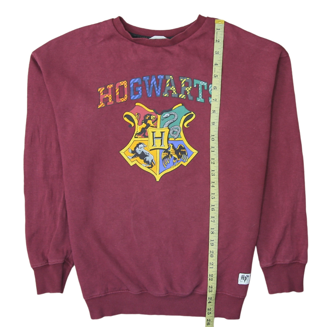 H&M Boys Red Harry Potter Hogwarts Fleece Sweatshirt 14 Years Pullover