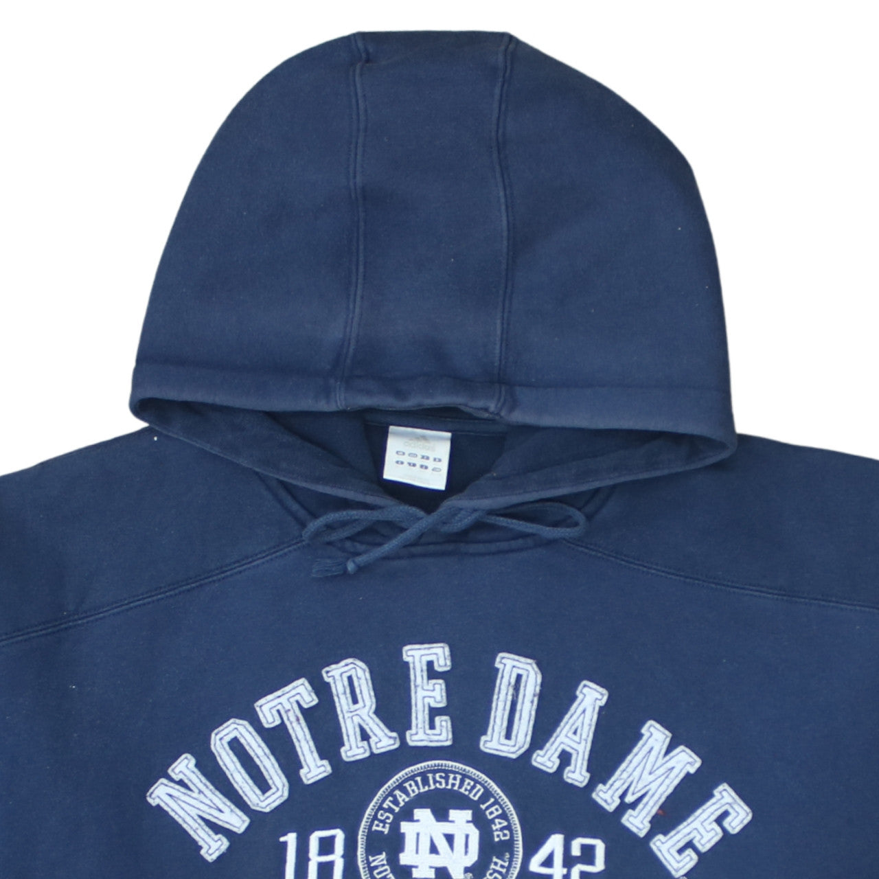 Adidas Men’s Blue Notre Dame Pullover Hoodie XL Fleece