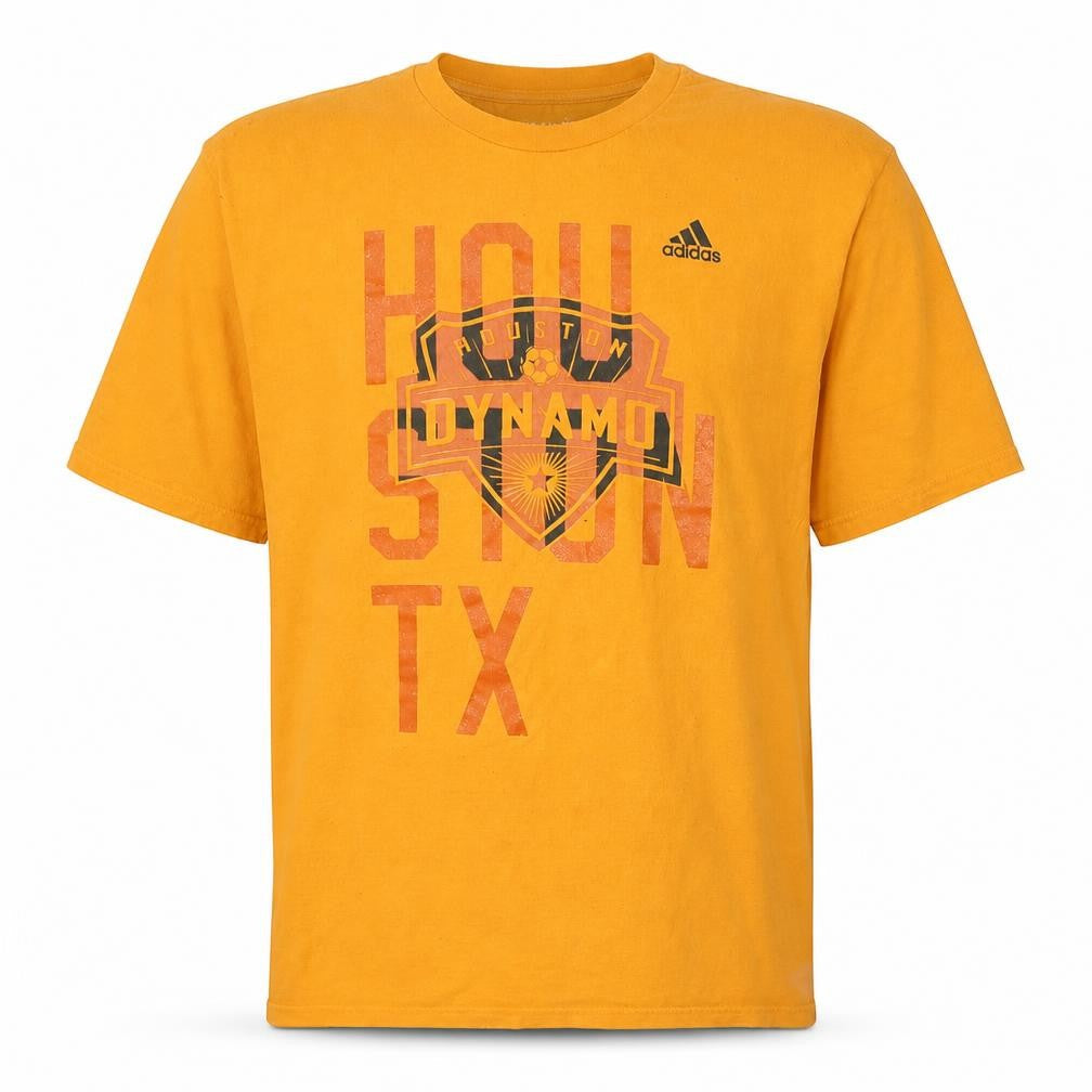 Adidas Men's Houston Dynamo Orange XL Graphic T-Shirt