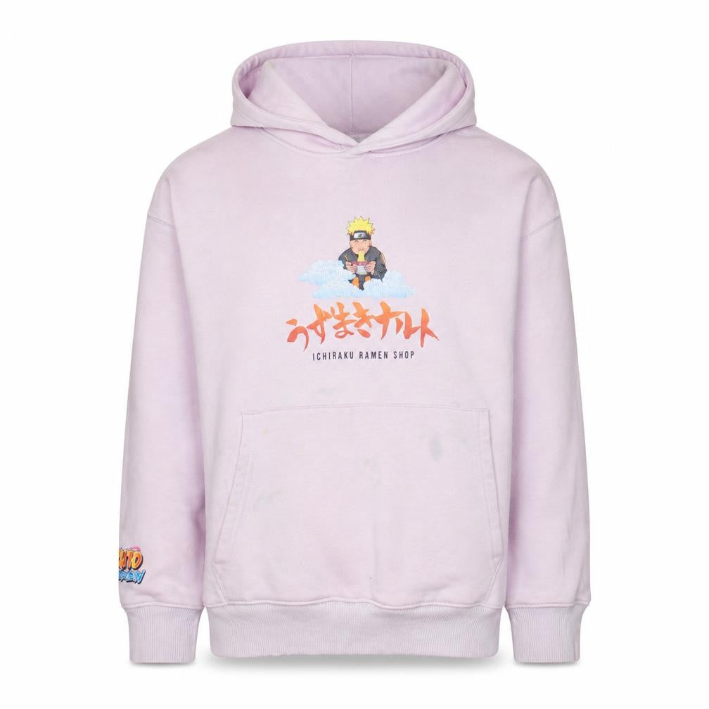 Zara Boys Pink Naruto Ichiraku Ramen Shop Pullover Hoodie 11-12 Years