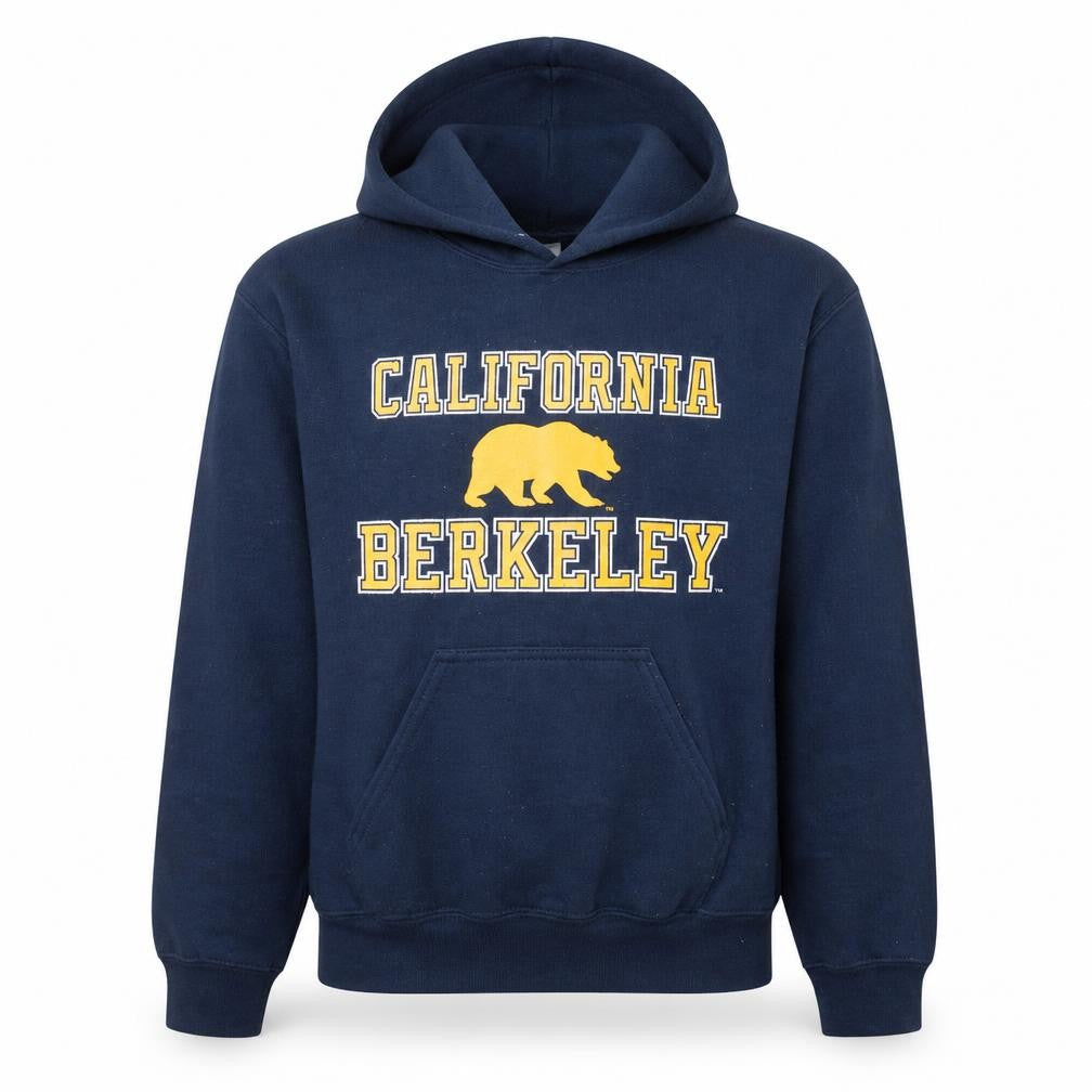 Gildan Men's Blue California Berkeley Pullover Hoodie Small