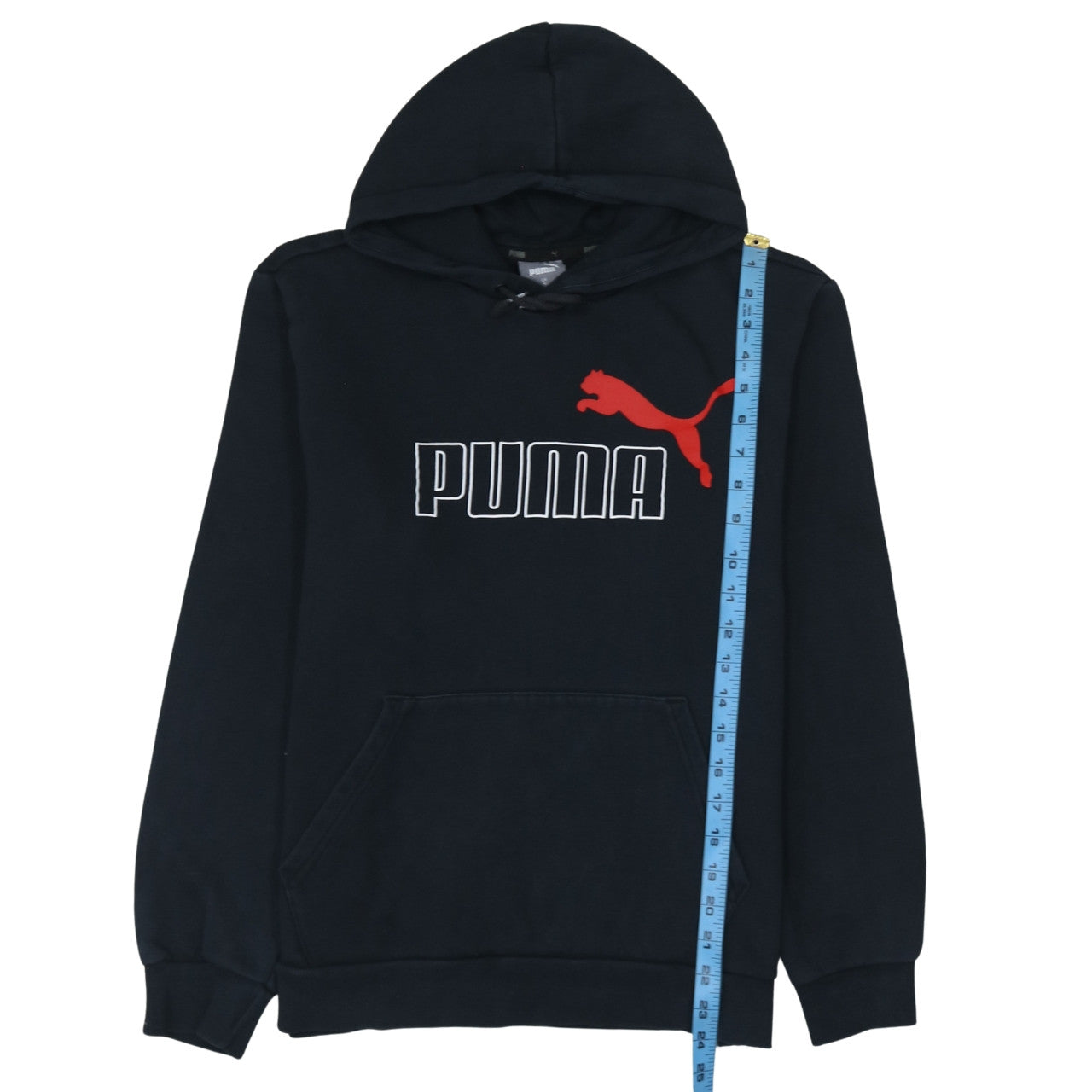 Puma Men's Black Pullover Hoodie M Sports Fleece Sweatshirt