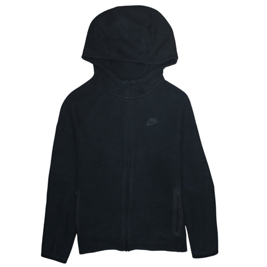 Nike Boys Black Full Zip Fleece Hoodie XL 158-170cm