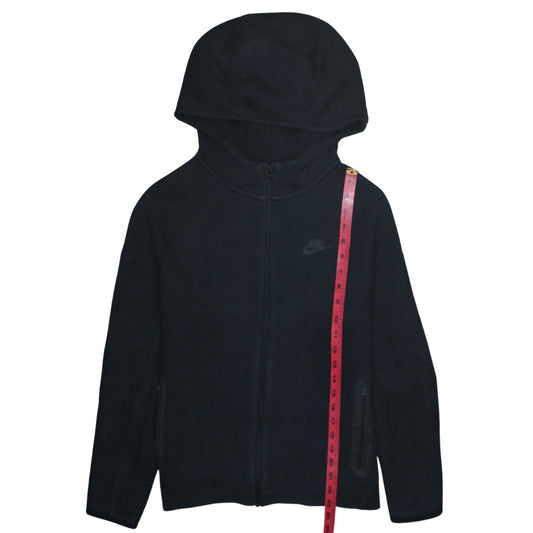 Nike Boys Black Full Zip Fleece Hoodie XL 158-170cm