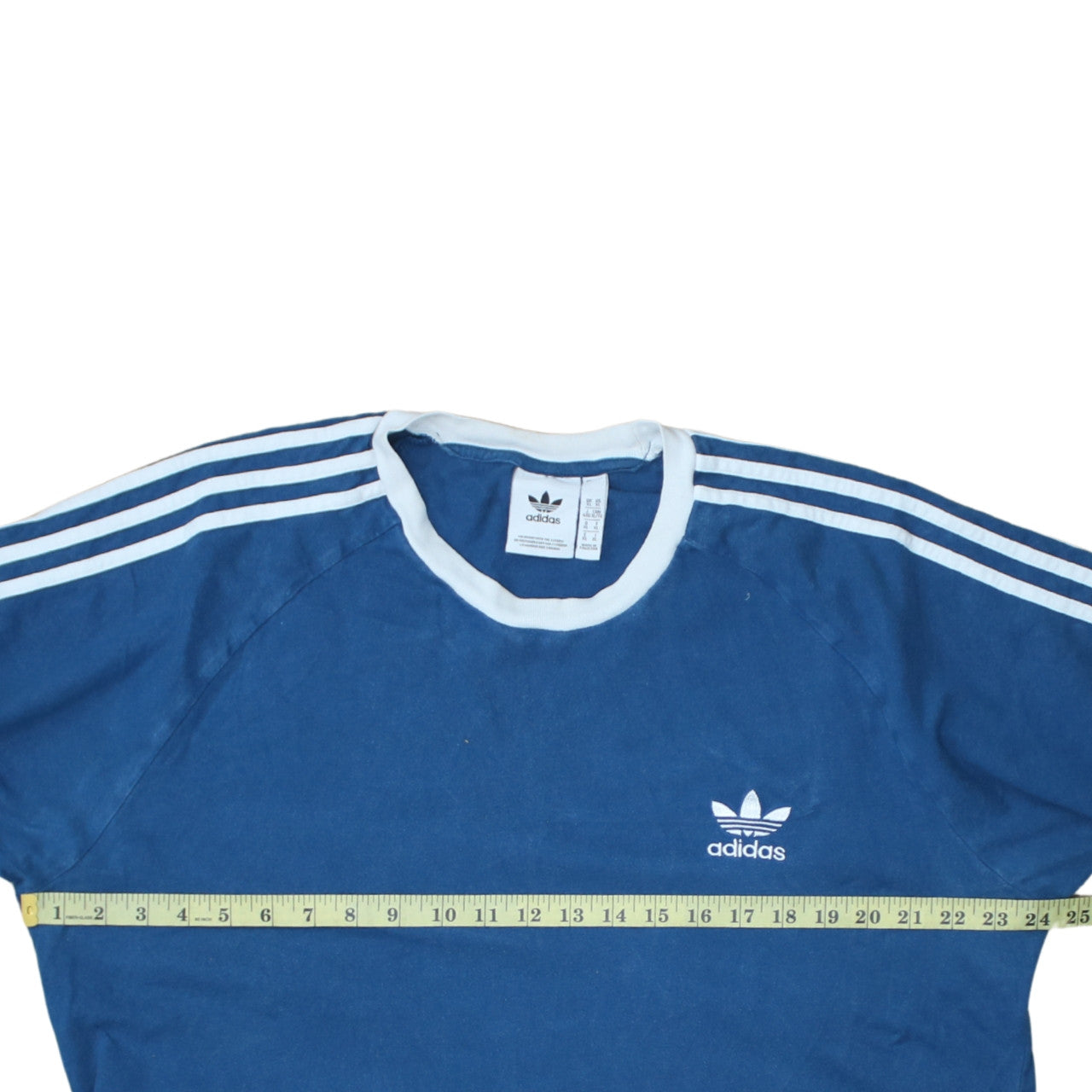 Adidas Men's Blue Short Sleeve Crew Neck XL Retro Sports T-Shirt
