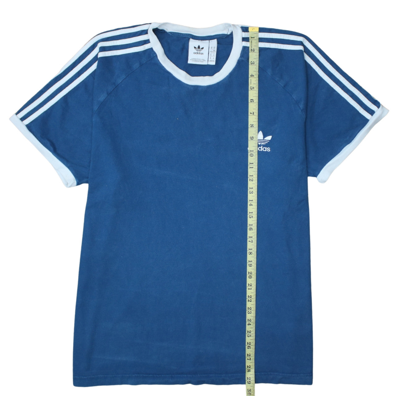 Adidas Men's Blue Short Sleeve Crew Neck XL Retro Sports T-Shirt