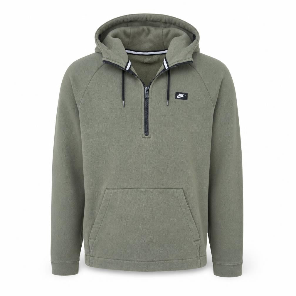 Nike Men’s Green Fleece 1/2 Zip Hoodie Size S Regular Fit