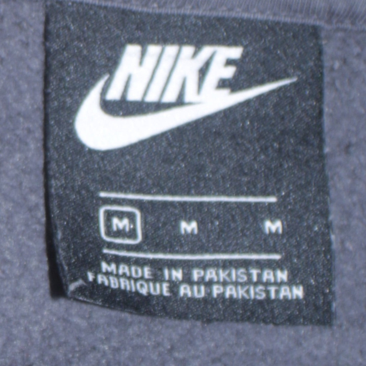 Nike Men's Grey Full Zip Hoodie M Regular Fit Sportswear