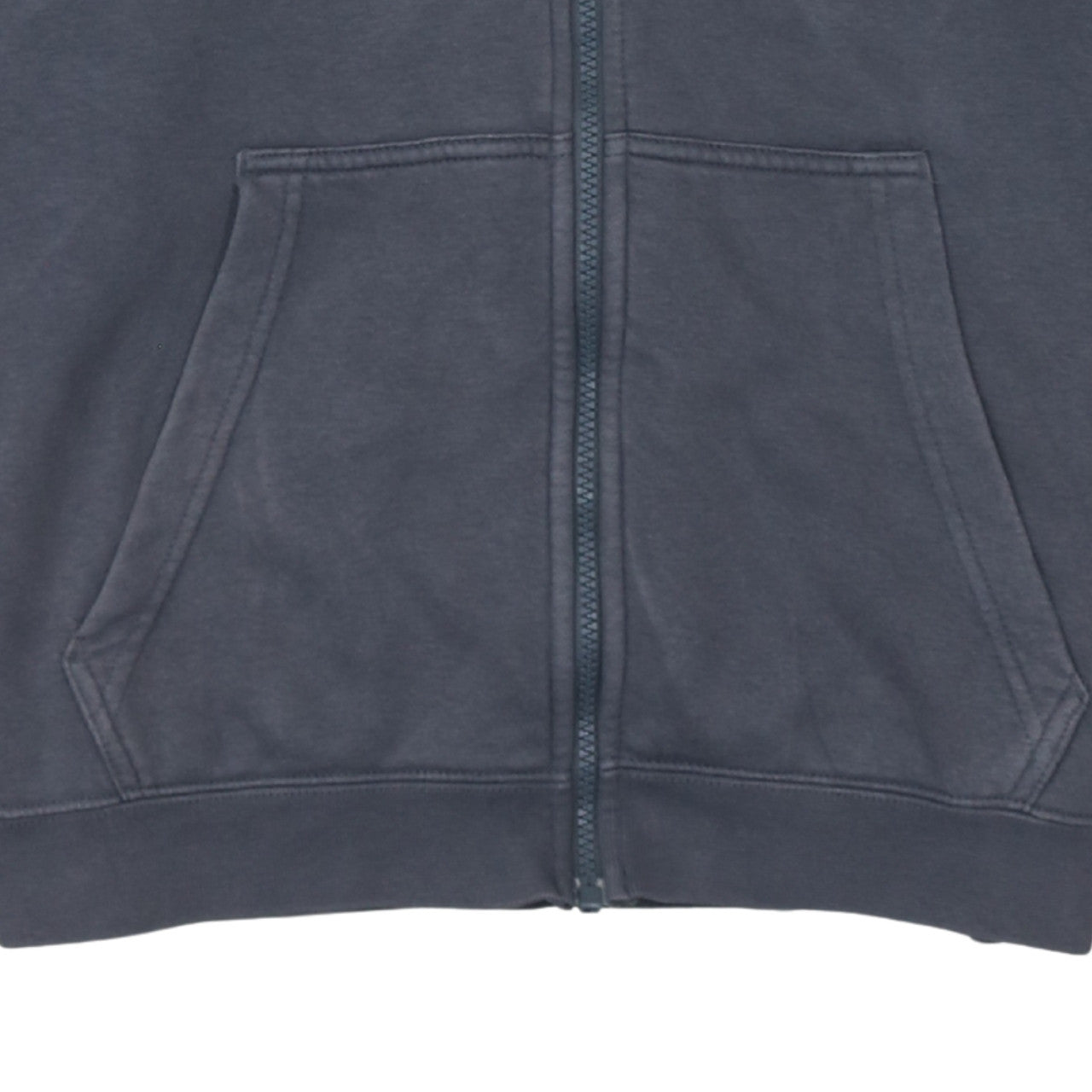 Nike Men's Grey Full Zip Hoodie M Regular Fit Sportswear