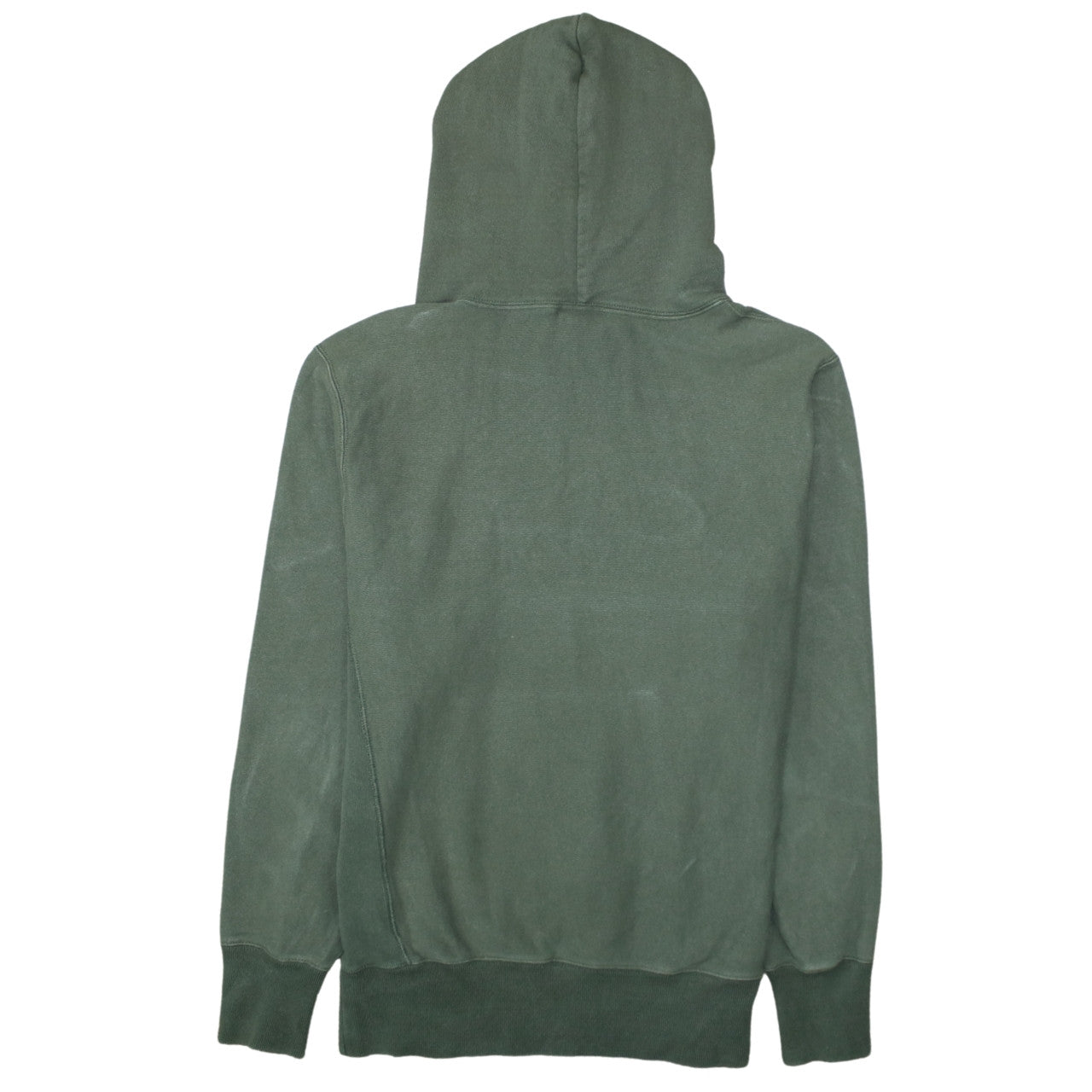 Champion Men's Green Pullover Hoodie Large Embroidered Logo