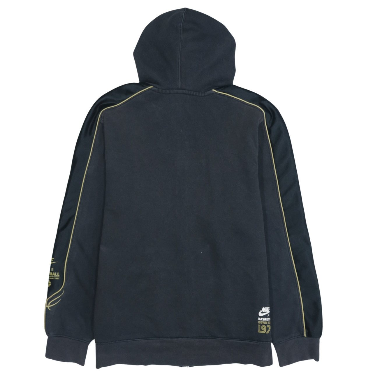 Nike Air Men's Black Full Zip Hoodie M Basketball Style