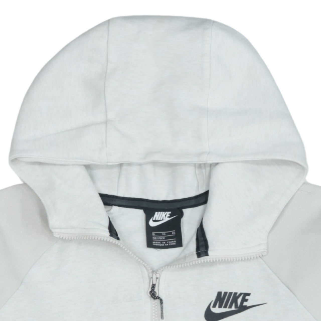 Nike Boys Grey Full Zip Hoodie XL Lightweight Sportswear