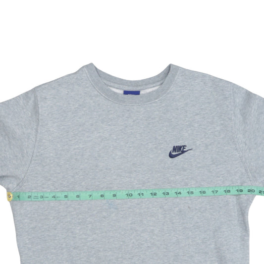 Nike Men’s Grey Small Pullover Crew Neck Sweatshirt