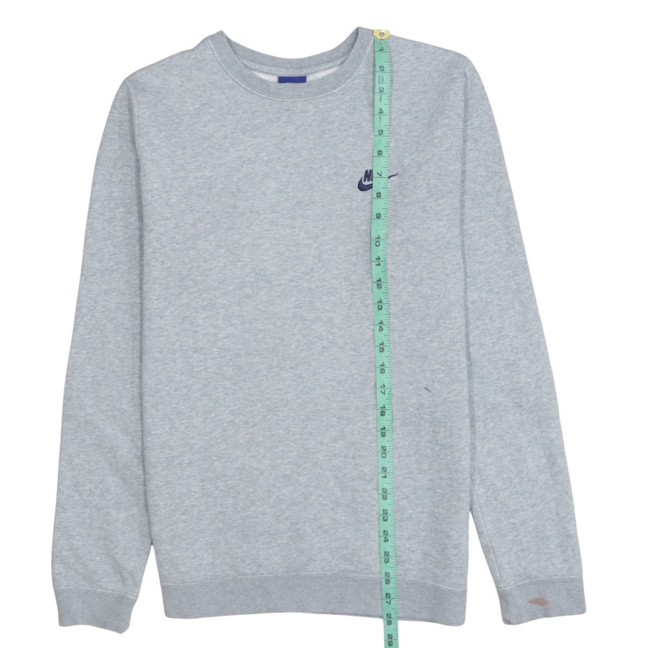 Nike Men’s Grey Small Pullover Crew Neck Sweatshirt