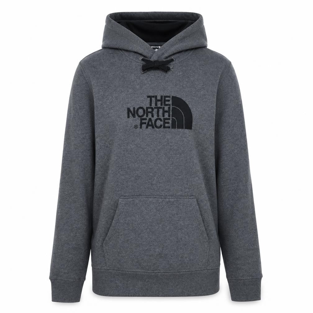 The North Face Womens Grey Pullover Hoodie Medium Cotton Blend