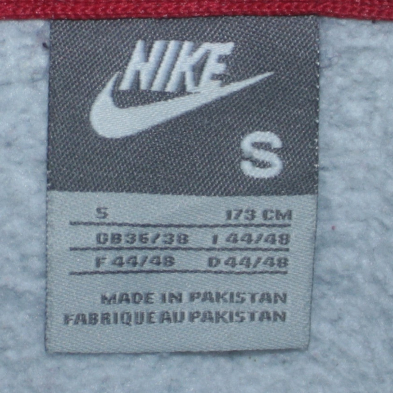 Nike Boys Grey Full Zip Hoodie Small Fleece Sportswear with Logo