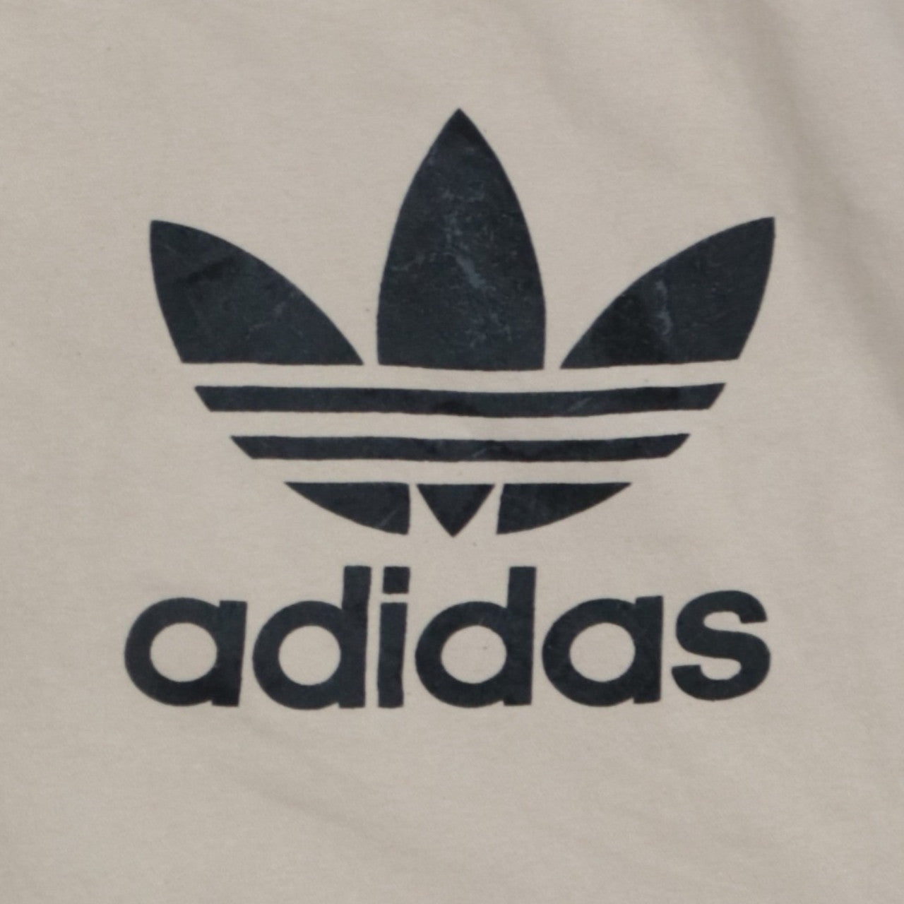 Adidas Women Beige Crew Neck Pullover Sweatshirt UK 14