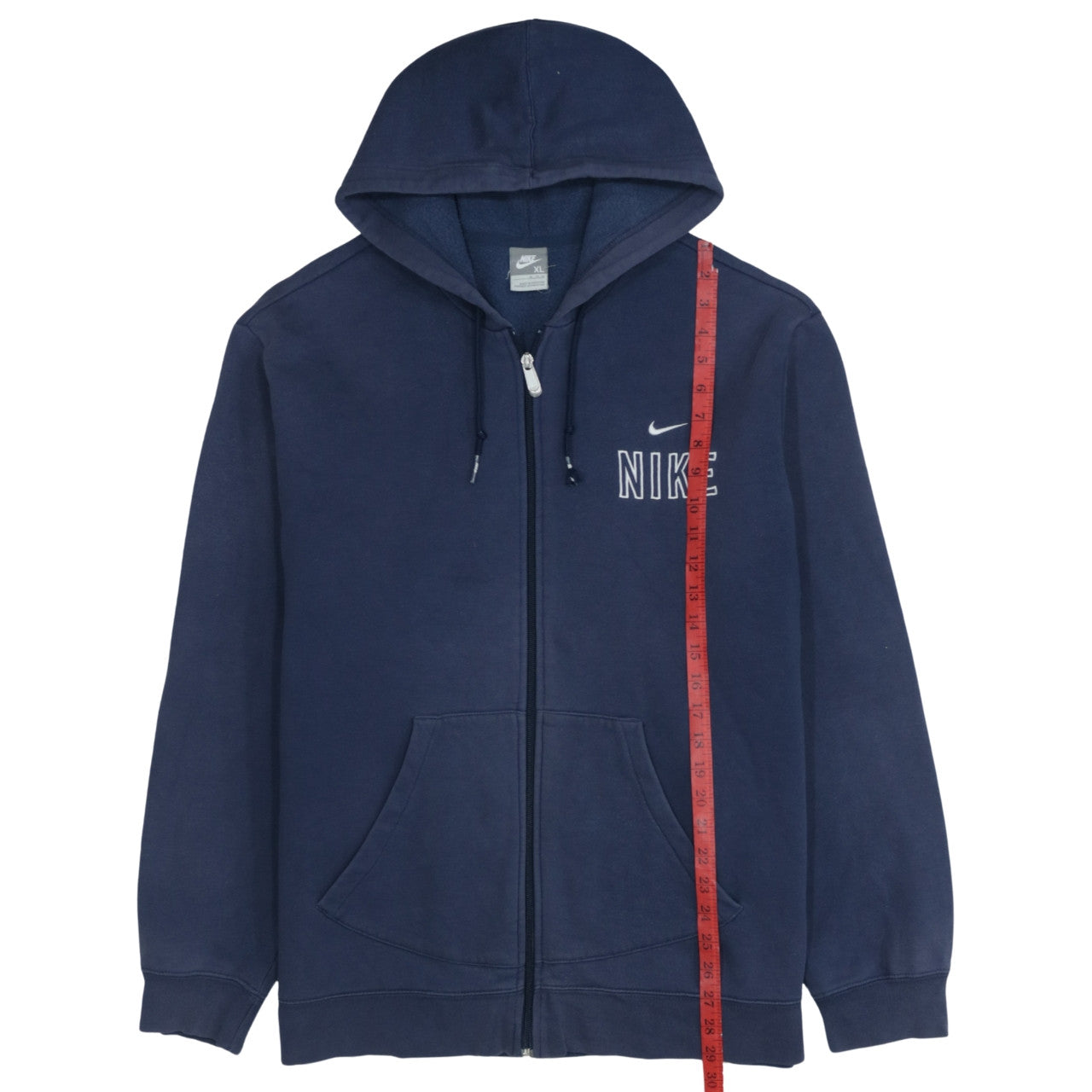Nike Men's Blue Full Zip Hoodie XL Sports Fleece