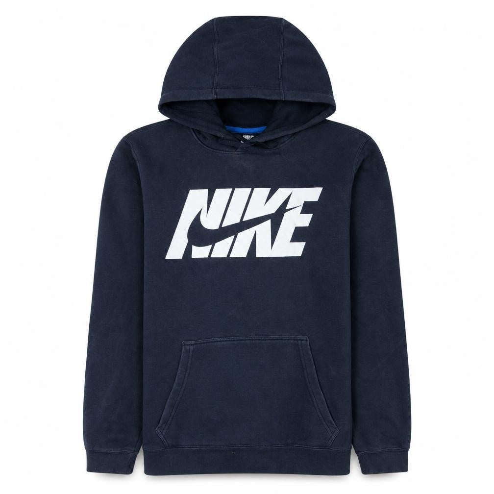 Nike Men's Navy Blue Hoodie Small Pullover Graphic Sweatshirt
