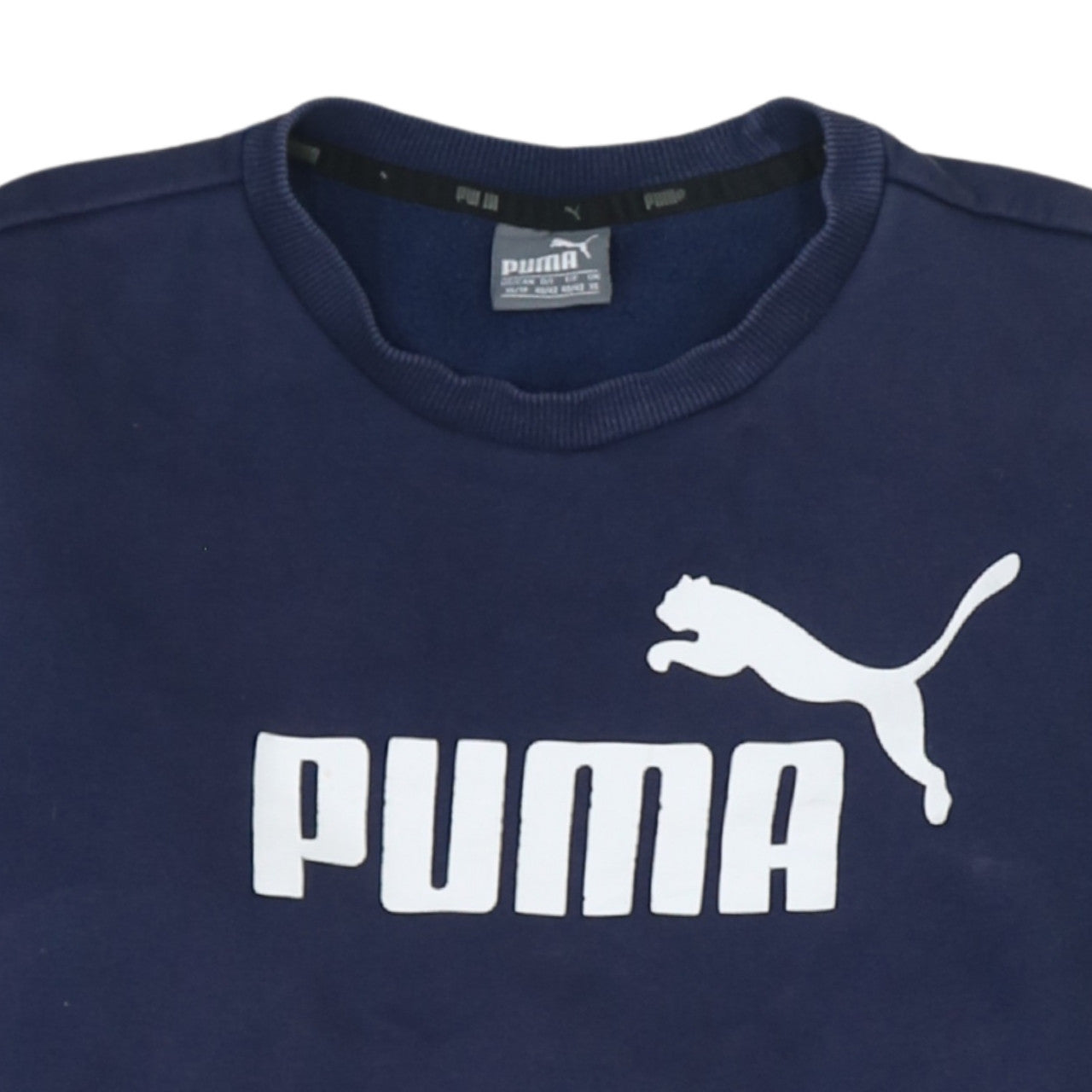 Puma Men's Blue XS Crew Neck Pullover Sweatshirt