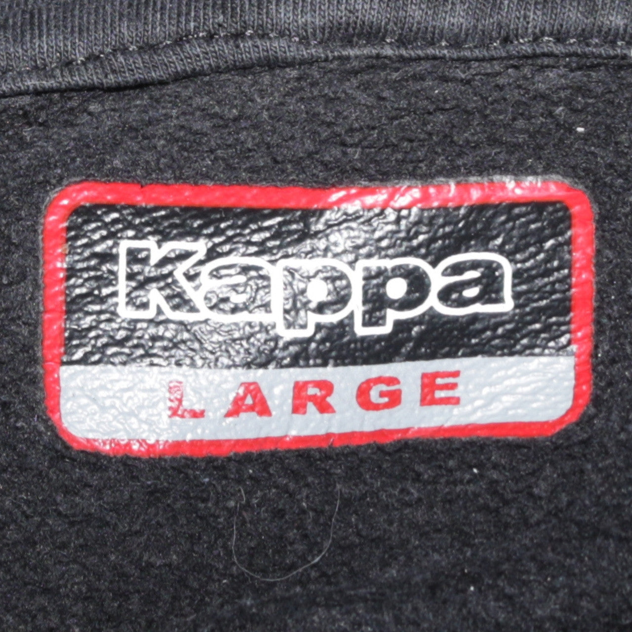 Kappa Men's Black Full Zip Hoodie Size L Sportswear