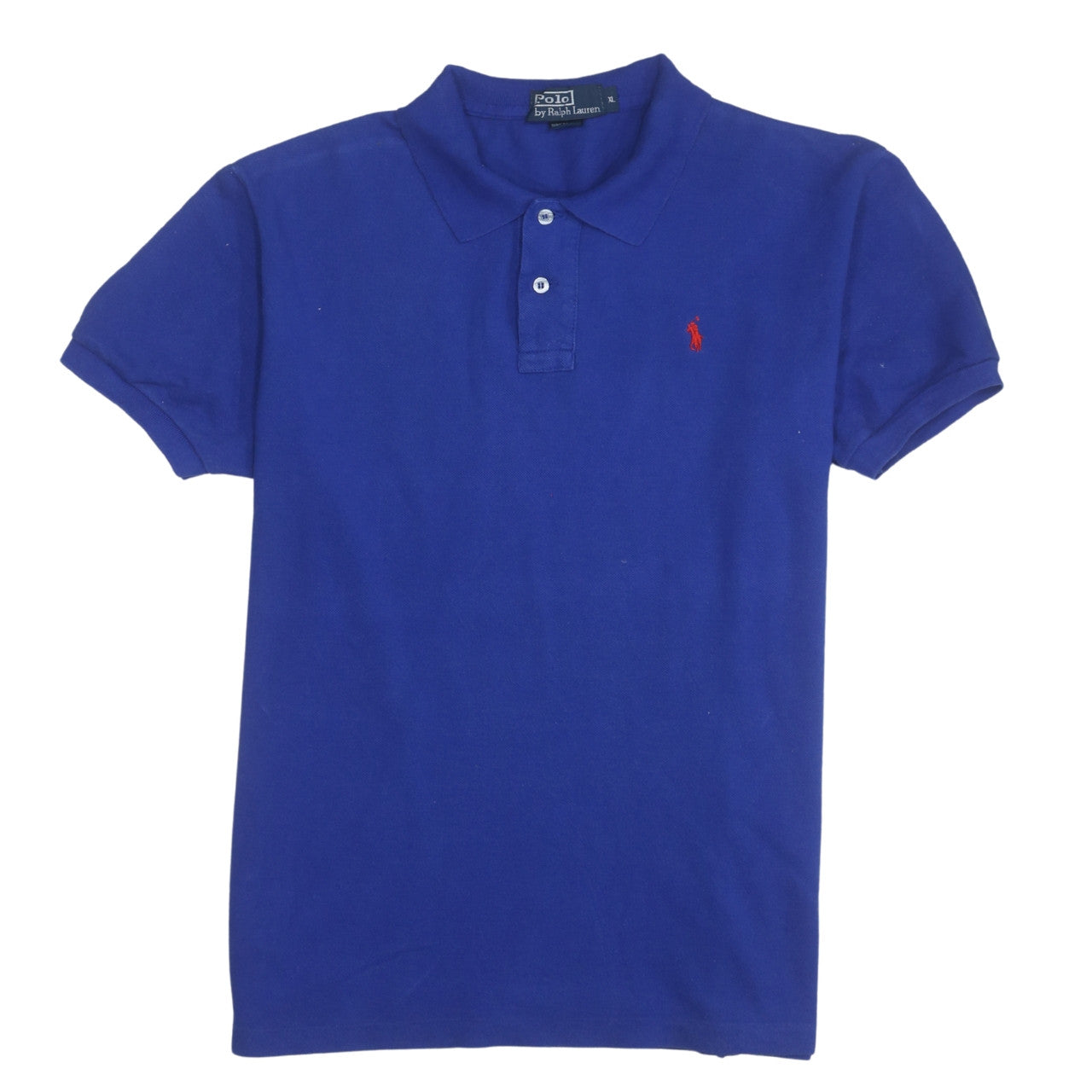 Ralph Lauren Men's Blue Cotton Polo Shirt XL Classic Fit