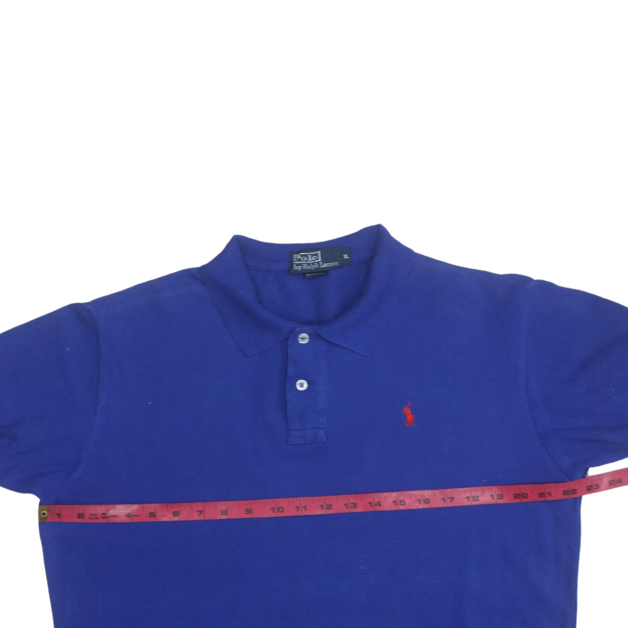 Ralph Lauren Men's Blue Cotton Polo Shirt XL Classic Fit