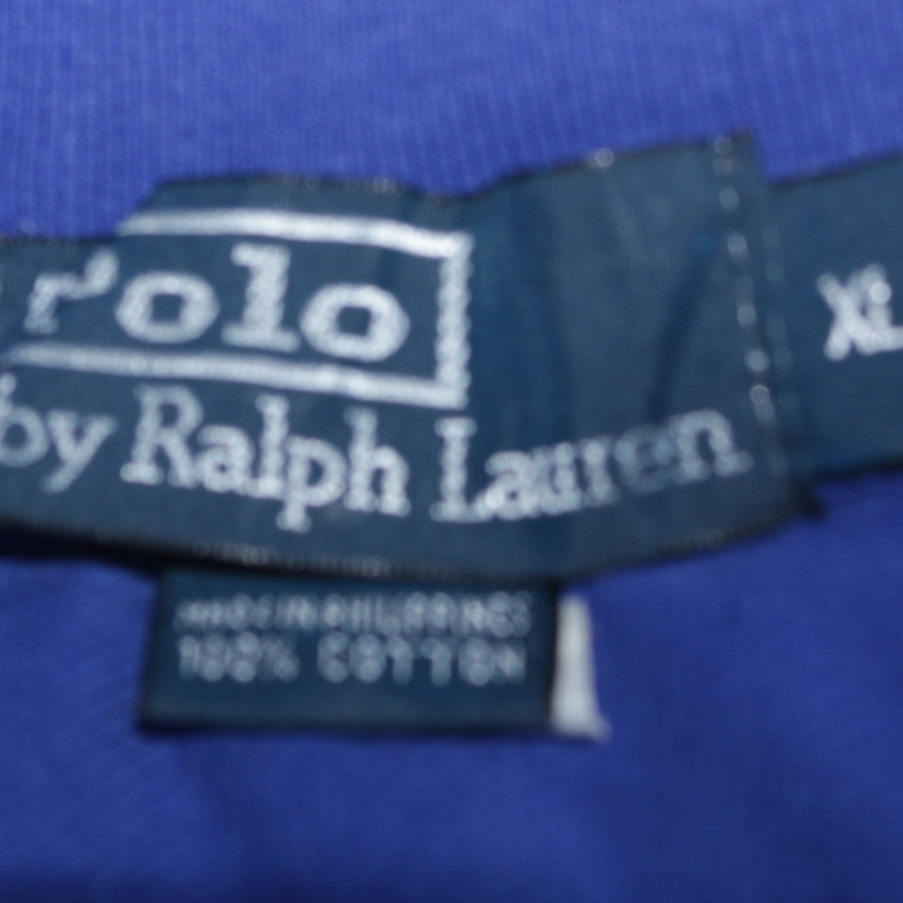Ralph Lauren Men's Blue Cotton Polo Shirt XL Classic Fit