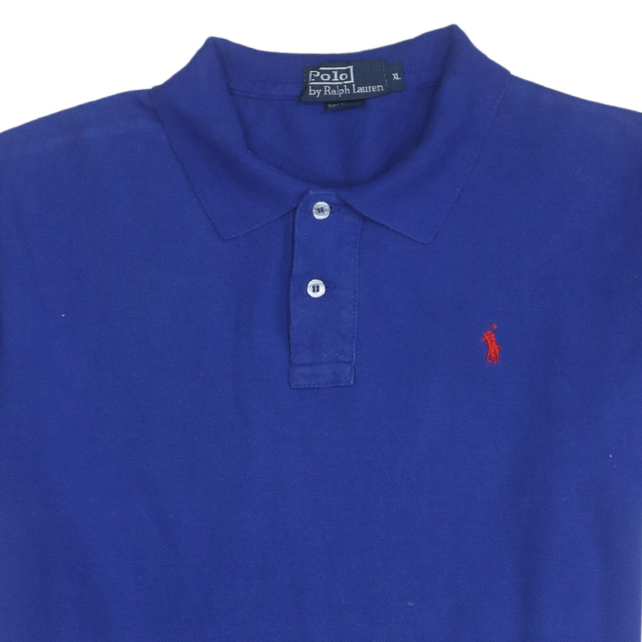 Ralph Lauren Men's Blue Cotton Polo Shirt XL Classic Fit
