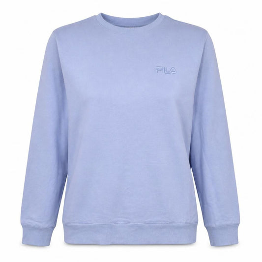 FILA Women’s Blue Crew Neck Pullover Sweatshirt XL Cotton Blend