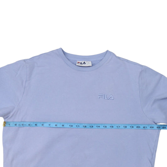 FILA Women’s Blue Crew Neck Pullover Sweatshirt XL Cotton Blend