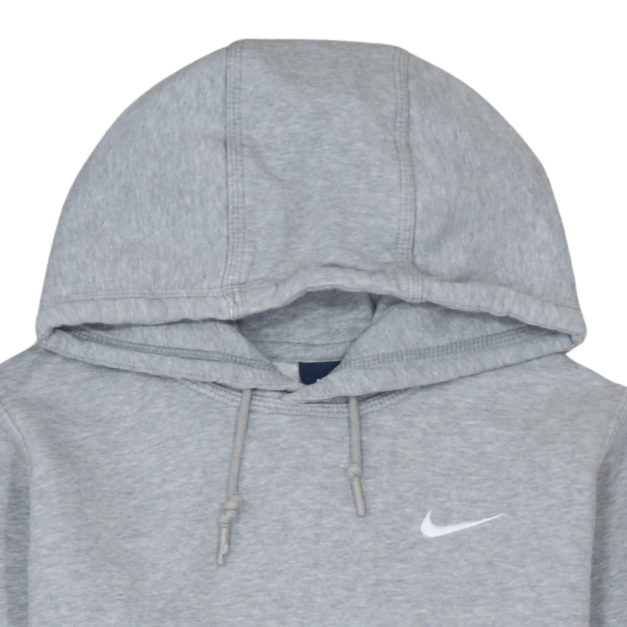 Nike Men's Grey Pullover Hoodie S Regular Fit Fleece Sweatshirt