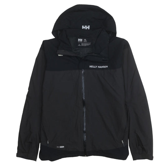 Helly Hansen Men's Black XL Waterproof Hooded Outdoor Jacket