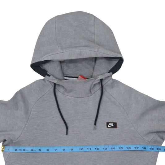 Nike Men's Grey Pullover Hoodie Small Regular Fit Sportswear