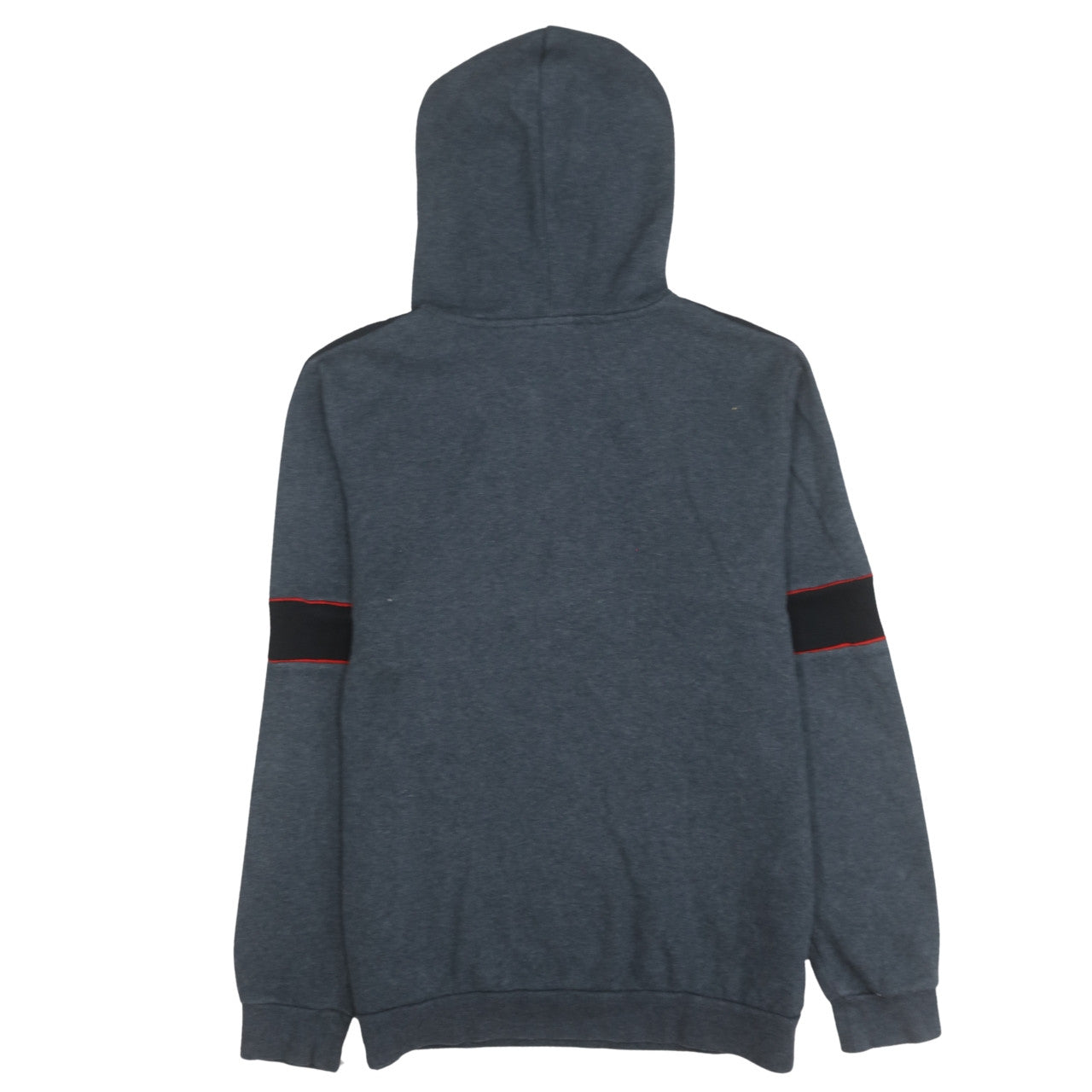 Adidas Boys Grey 15-16 Years Pullover Hoodie 1/4 Zip Fleece Sweatshirt