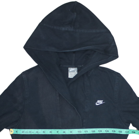 Nike Womens Black Pullover Hoodie Small Hooded Sweatshirt