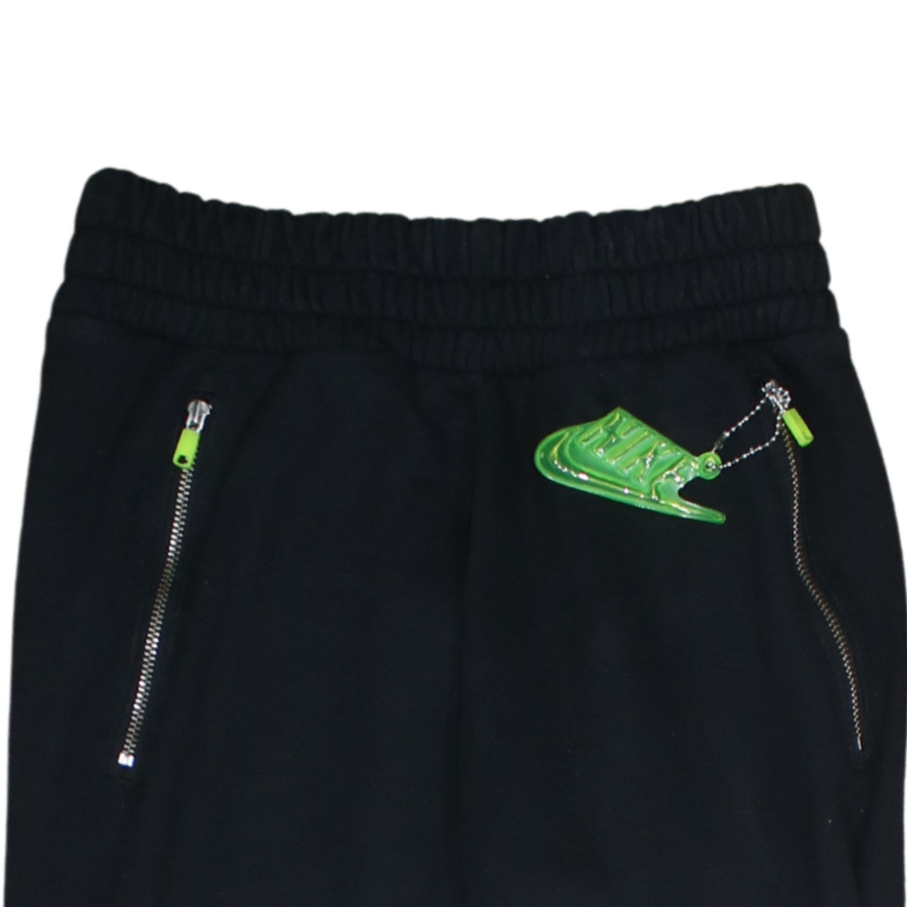 Nike Men's Black XS Jogger Sweatpants with Neon Details