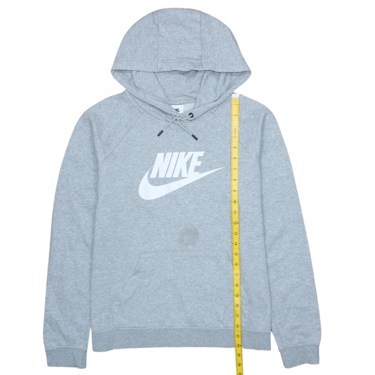 Nike Men's Grey Pullover Hoodie M Regular Fit Sportswear