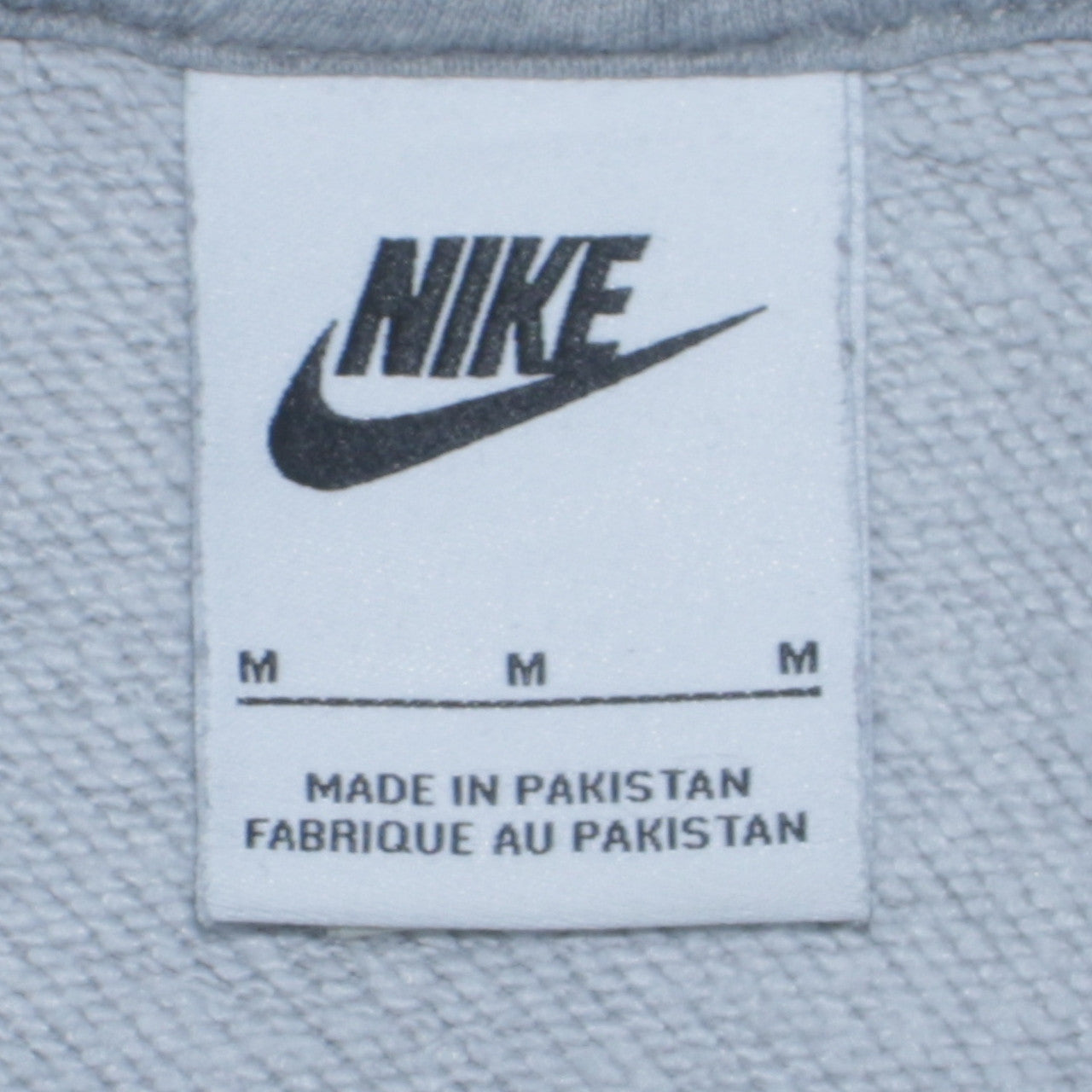 Nike Men's Grey Pullover Hoodie M Regular Fit Sportswear