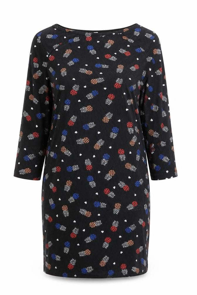 By Henry Holland Womens Black Floral Shift Dress Size 12