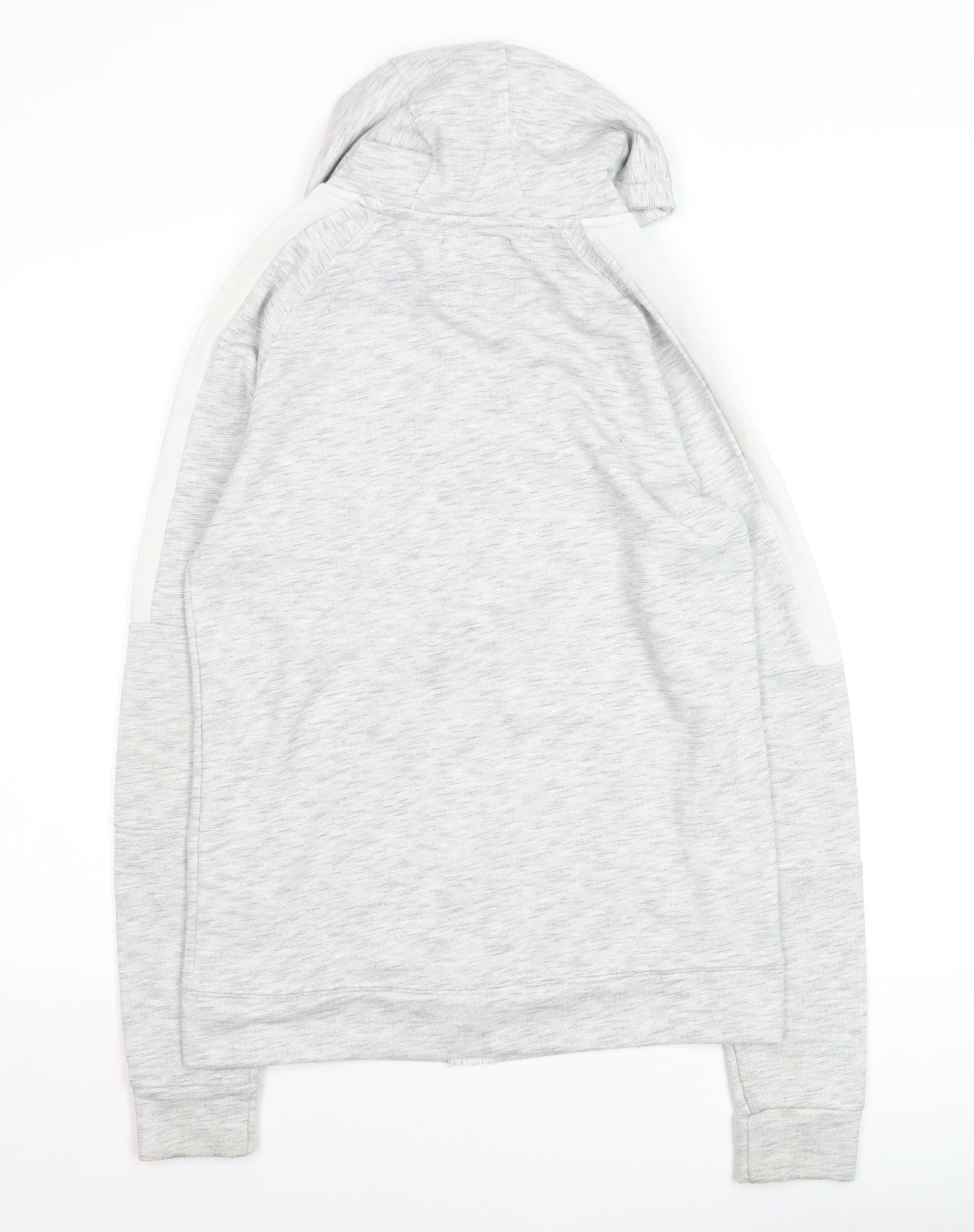 Kings Will Dream Men's Grey Full Zip Hoodie Size S Lightweight Cotton Blend