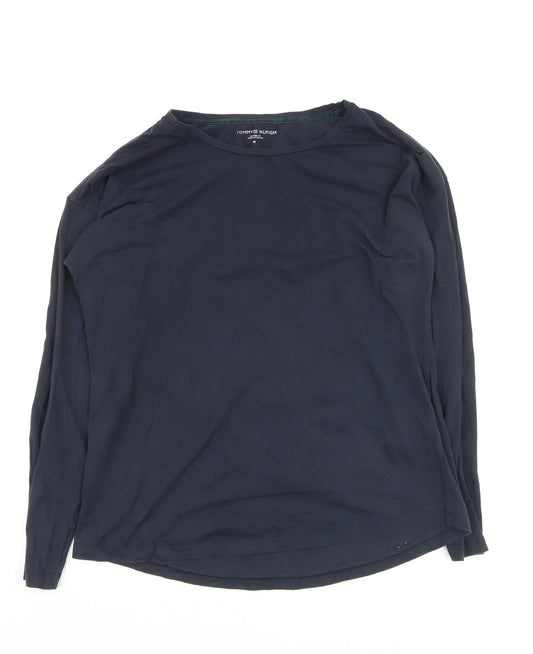 Tommy Hilfiger Men’s Blue Long Sleeve Cotton Top M