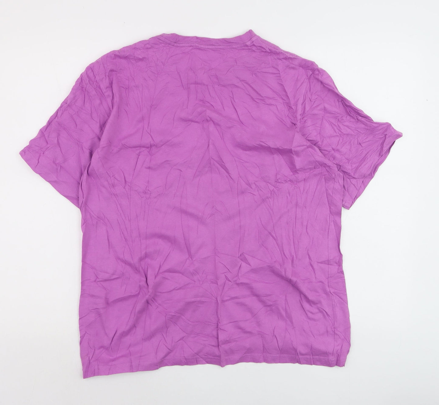 Levi's Men's Purple Relaxed Fit Cotton Crew Neck T-Shirt M