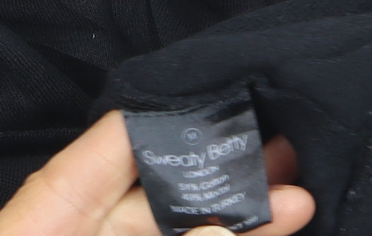 Sweaty Betty Womens Black M Pullover Jumper Cotton Modal Blend