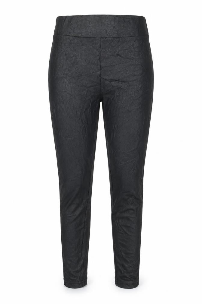 Next Womens Petite Black High Rise Viscose Blend Ankle Leggings UK 6