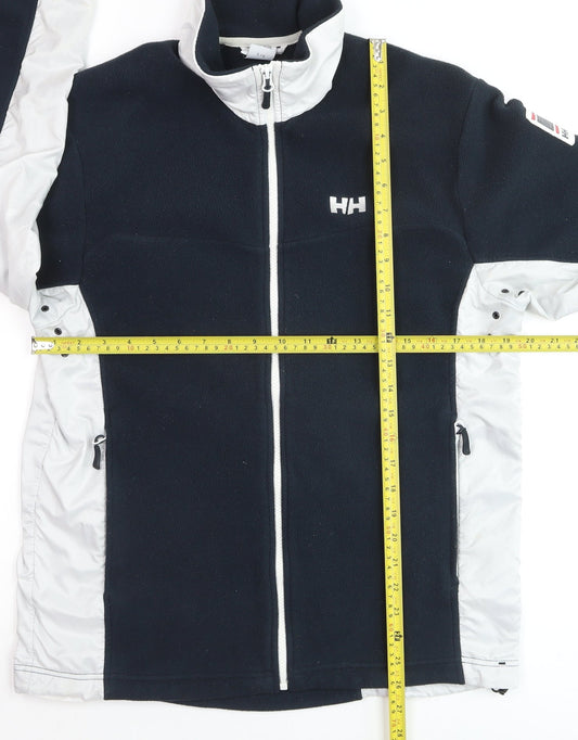 Helly Hansen Men's Black Full Zip Fleece Sweatshirt Size L