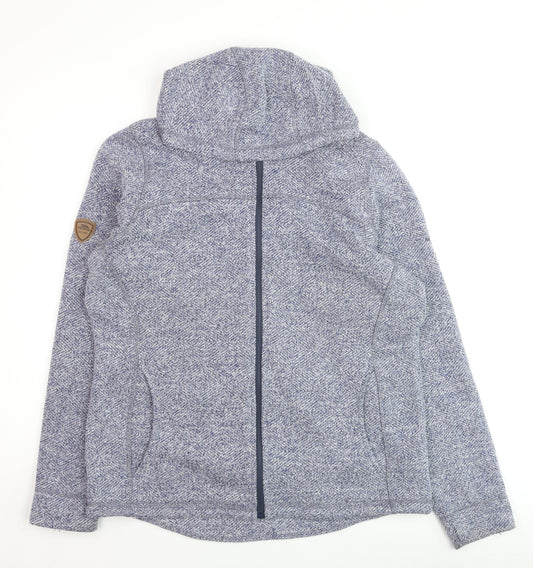 Trespass Mens Blue XL Full Zip Hooded Fleece Activewear Jacket