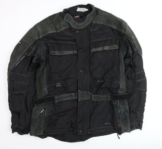 Polo Men’s Black 3XL Motorcycle Jacket Waterproof Windproof